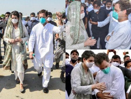 Rahul, Priyanka Gandhi Arrested While Marching Towards Hathras Rahul Gandhi