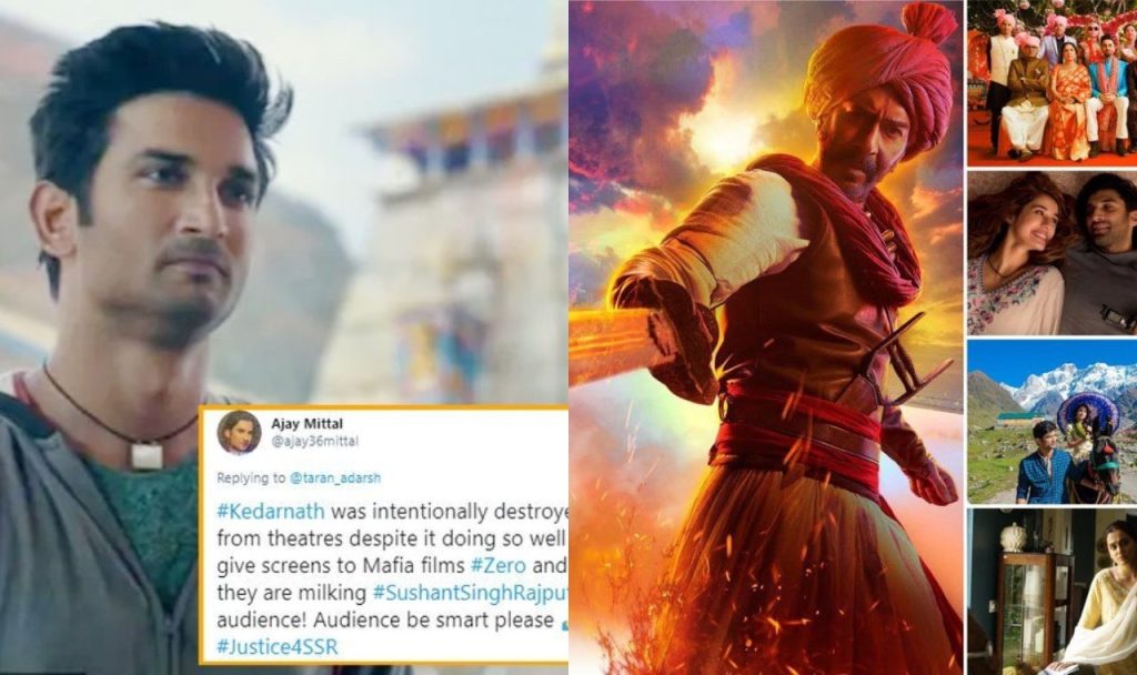 ‘Kedarnath’ In The 5 Re-Releasing Big Films, Sushant’s Fans Shows Anger