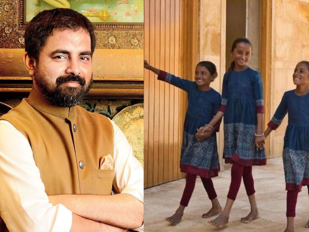 Fashion Designer Sabyasachi Mukherjeee Designs Uniform For School Girls Sabyasachi