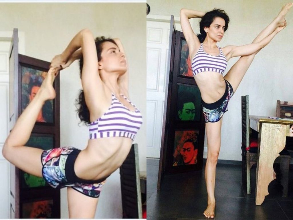 Kangana Ranaut All Set To Lose 20kgs: Shared Yoga Pose With Fans Kangana Ranaut