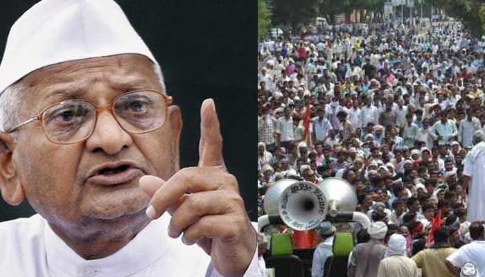 Farmers Protest : Anna Hazare Threatens To Launch His “Last Protest” Anna Hazare to support Kisan andolan