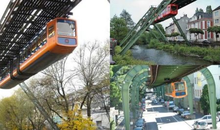 Trains Doesn’t Run On The Track But Hangs Under The Track In This Country, Know Where It Is! Hanging Trains Wuppertal Germany