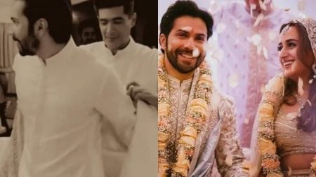 Inside pictures of Varun dressing room