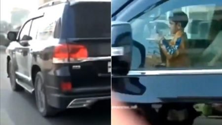 Video Of This 5 Years Old kid Is Making Rounds: And Here’s The Reason Why video of 5 year old kid driving SUV