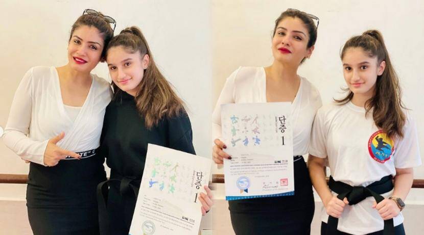 Raveena Tandon complimented Rasha; The joy of getting a black belt