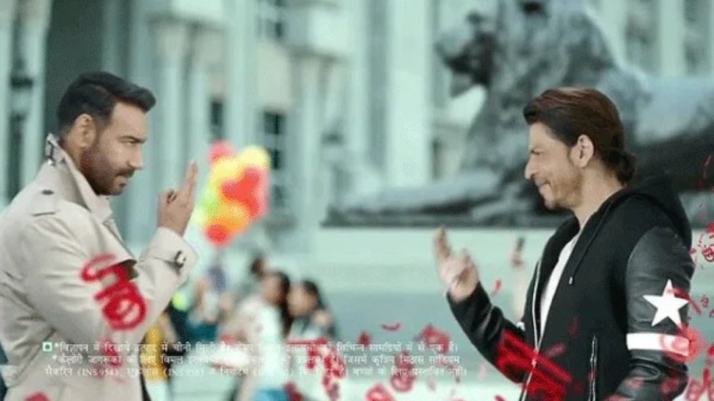 Rib-tickling Memes Surfaces After Shahrukh Khan And Ajay Devgn Shares Screen In This Add Shahrukh Khan