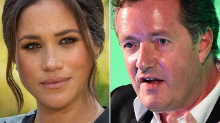 Piers Morgan and Meghan Markle