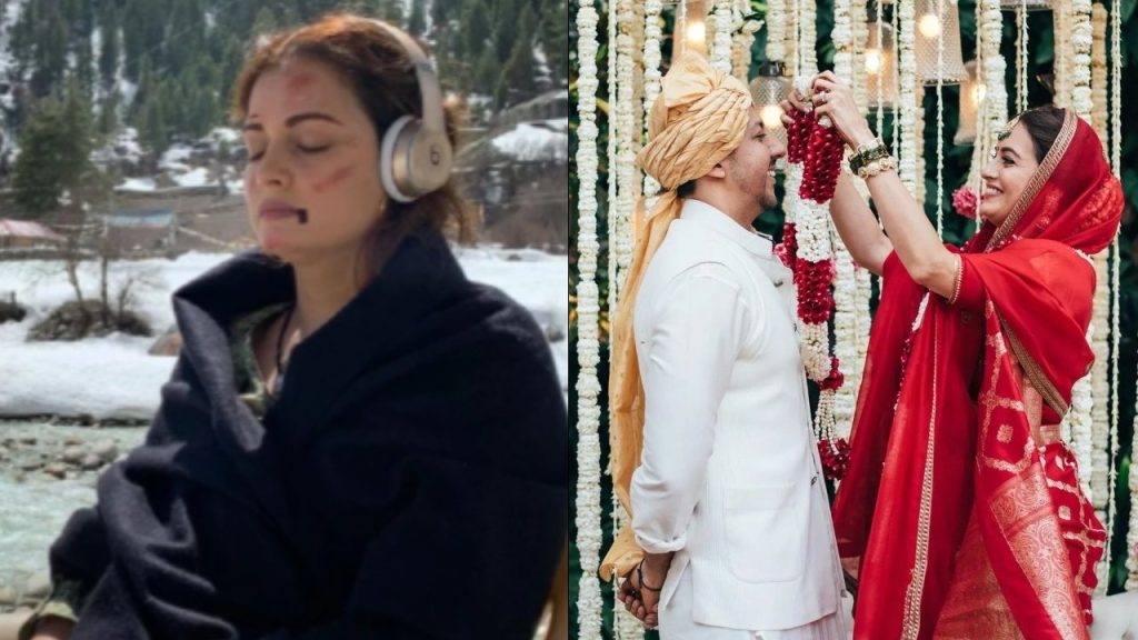 Diya Mirza got bruised