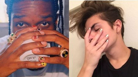 Trend Or Tradition: Why More And More Men Varnishing Their Nails guys with nailpaint