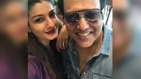 Raveena and Govinda