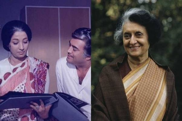 Controversial film which Indira Gandhi deemed a threat to her chair and film got banned Aandhi Indira Gandhi