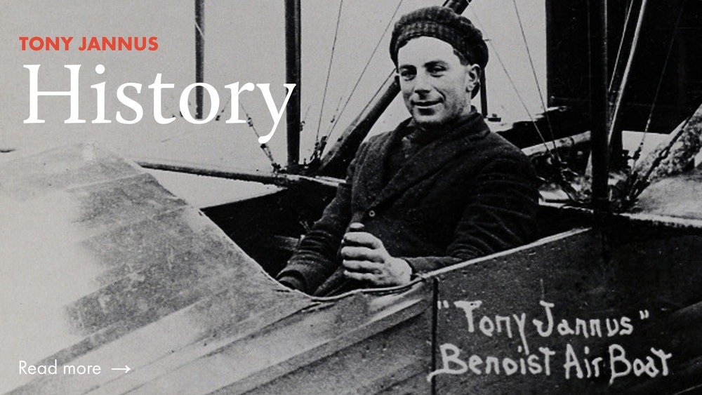 Interesting! The Pilot Who Flew The World’s First Passenger Plane And The Price Of It’s Ticket World's First Passenger Plane Tony Jannus