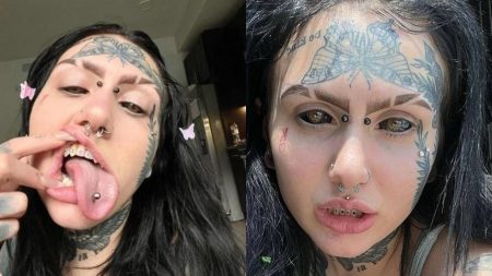 A Young Lady Who Is Fetching Attention After Tattooing Eyeballs: People Calling Her A ‘Demon’ Kierstyn Milligan
