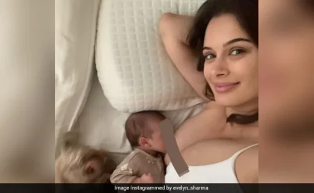 Evelyn Sharma trolled on social media for sharing breastfeeding photos evelyn-sharma boobs breastfeeding