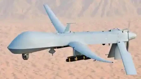 US drone, MQ-9 has striked down IS group chief in Syria